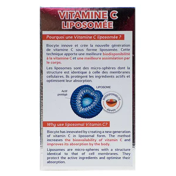 Biocyte Liposoma de Vitamina C 10 sticks
