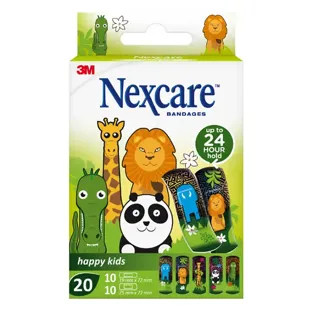 Nexcare Happy Kids Animaletti 20 cerotti