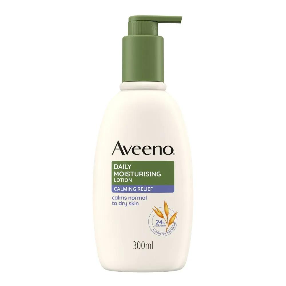 Aveeno Crema Idatante Corpo Daily Moisturising All'Aroma Di Lavanda Con Pump 300 ml