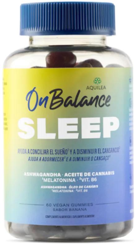 Aquilea On Balance Sleep Banana 60 gommes végétaliennes