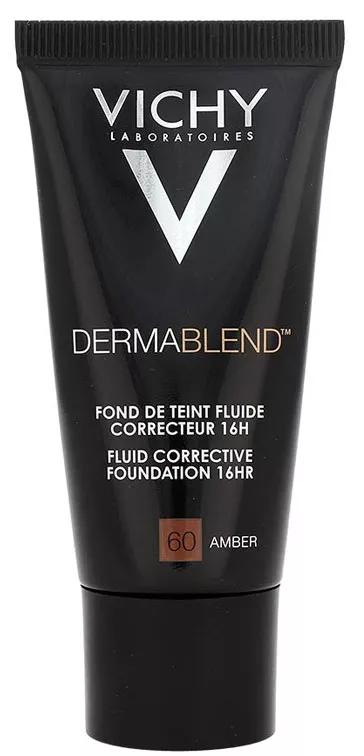 Vichy Dermablend Fondo de Maquillaje Fluido Corrector 30 ml 60 - Ámbar -  Atida