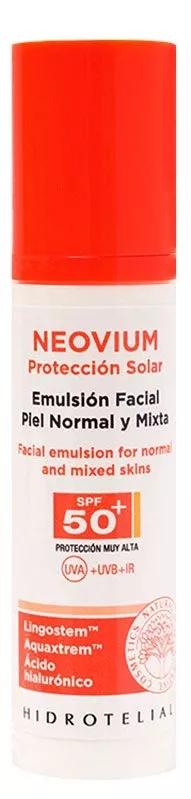 Hidrotelial Neovium emulsão Facial FotoProtetor SPF50 50ml