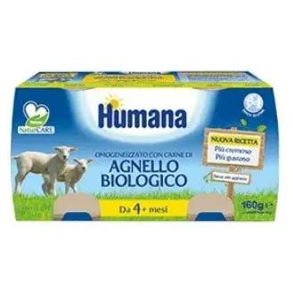 Humana Omogeneizzato Agnello Bio 2X80 G