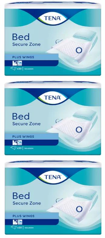 TENA Bed Plus 180x80cm 3x20 Einheiten