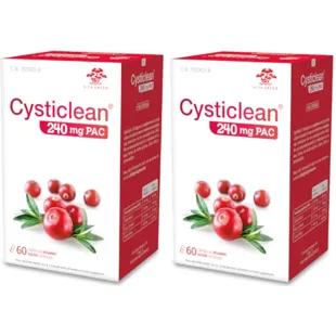 Cysticlean 240mg PAC 2x60 Capsules