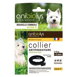 Anybiolys Chiens Collier Antiparasitaire Petit et Moyen Chien