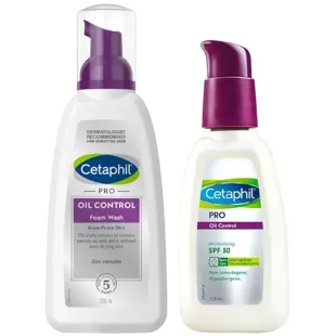Cetaphil Pro Oil Control Reinigungsschaum 235 ml + Feuchtigkeitscreme SPF30 118 ml