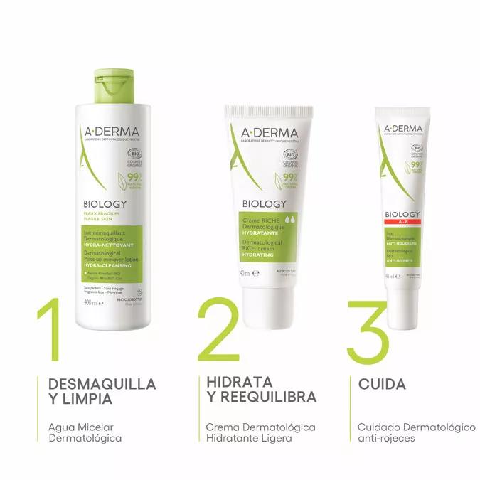A-Derma Biology Leche Desmaquillante 400 ml