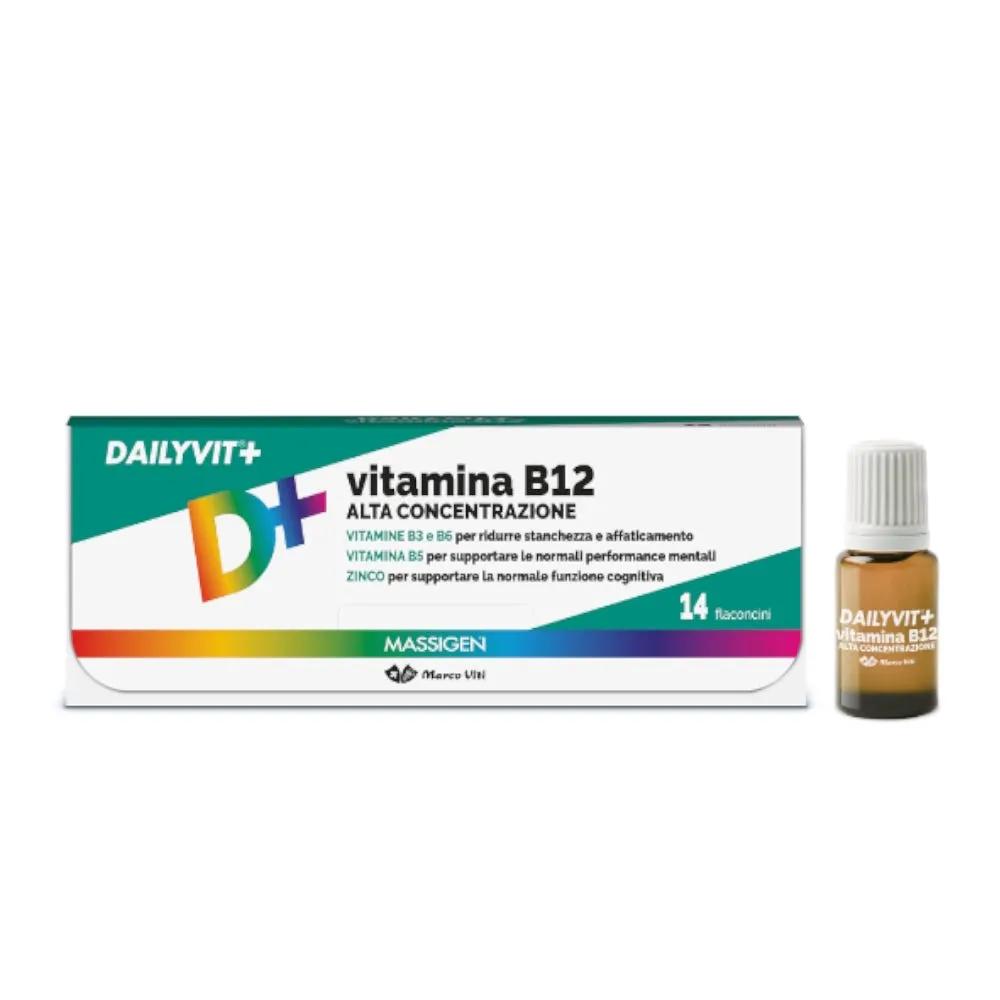 Massigen Dailyvit Vitamina B12 Alta Concentrazione 14 Flaconcini