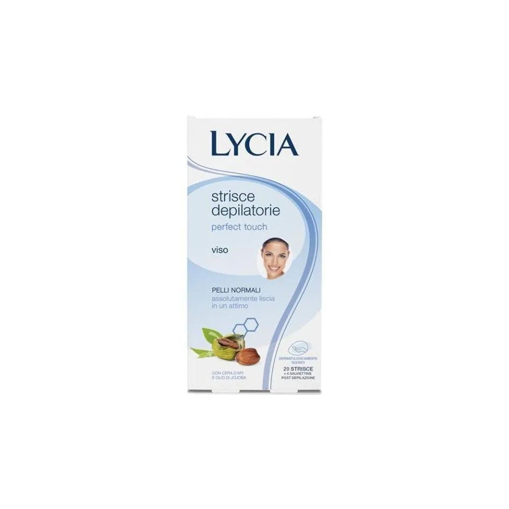 Lycia Perfect Touch Strisce Depilatorie Viso Pelle Normale 20 Strisce