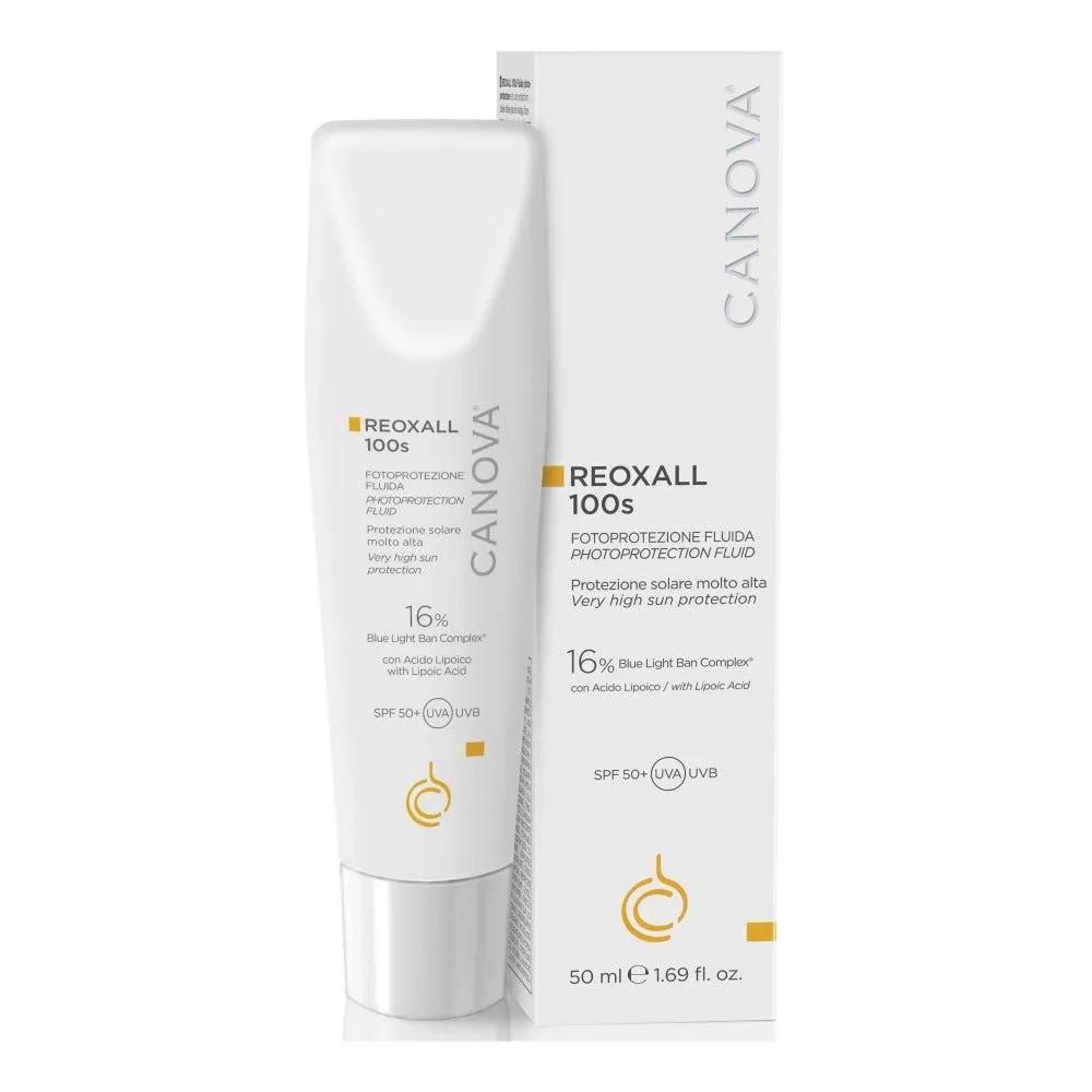 Pergarm Reoxall Fluid Emulsione Solare Viso e Corpo SPF 50+ Protezione Molto Alta 125 Ml