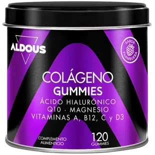 Aldous Bio Collagen with Magnesium, Hyaluronic Acid, Q10 and Vitamins 120 Gummies