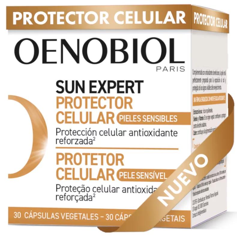 Oenobiol Sun Expert Celbeschermer voor Gevoelige Huid 30 Plantaardige Capsules