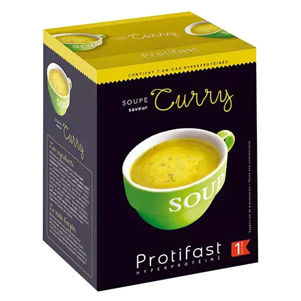 Protifast Soupe Hyperprotéinée Curry 7 sachets