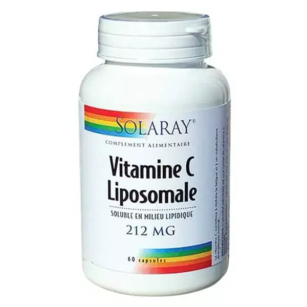 Solaray Liposomal Vitamin C 212mg Capsules x 60 
