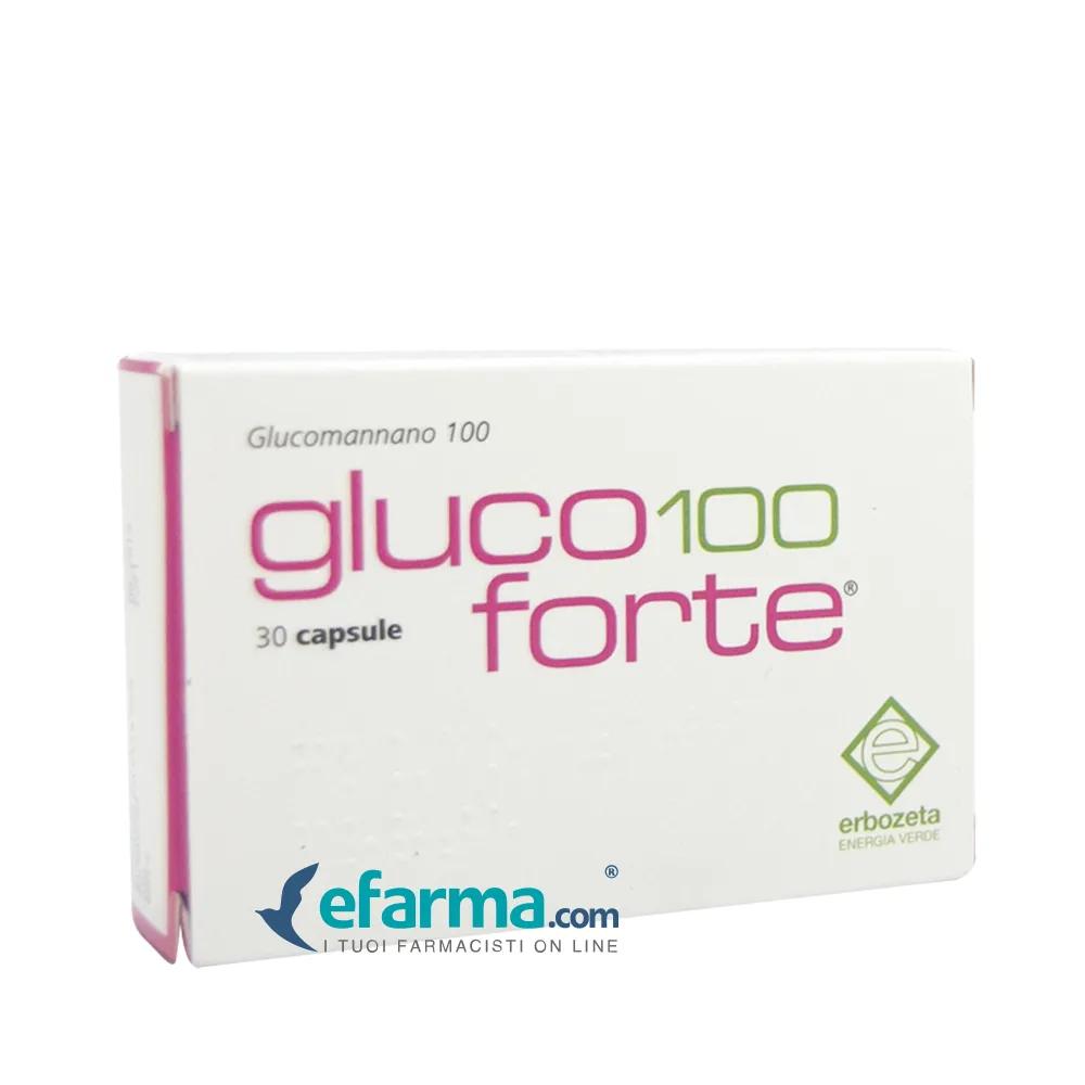 Erbozeta Gluco 100 Forte Integratore Controllo Peso Corporeo 30 Capsule