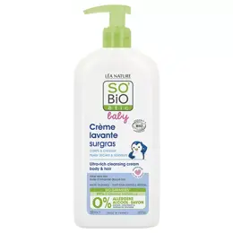 So'Bio Étic Baby Crème Lavante Surgras Bio 500ml