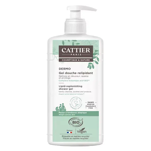 Cattier Dermo Organic Lipid-Replenishing Shower Gel 500ml