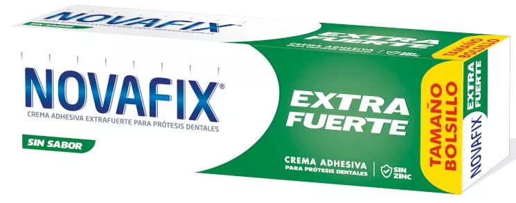 Novafix Crème Adhésive Extra Forte pour Prothèses Dentaires Sans Saveur 20 gr