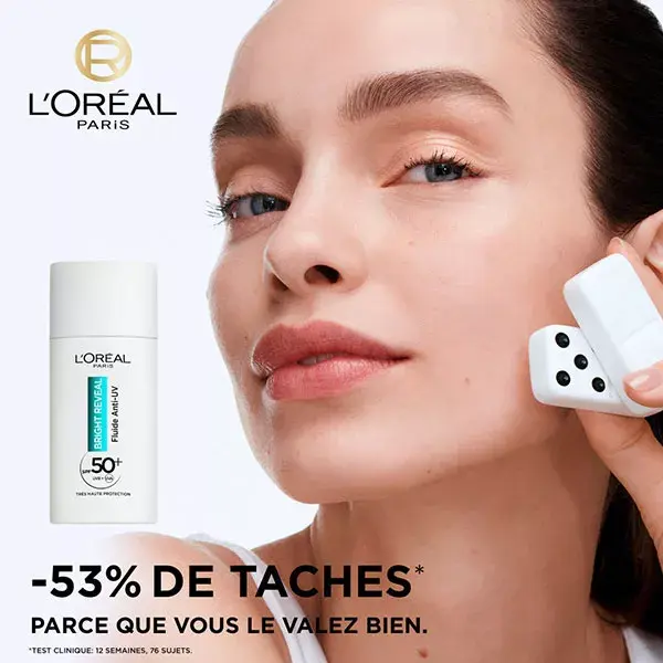 L'Oréal Paris Bright Reveal Anti-Uv Fluid SPF50+ Anti-Dark Spots Niacinamide 50ml 50ml