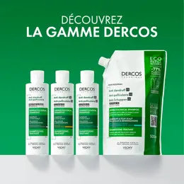 Vichy Dercos Shampooing Antipelliculaire DS Cheveux Gras 2x Écorecharge 500ml