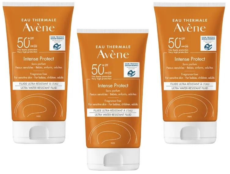 Avène Solaire Protection Intense SPF 50+ 3x150 ml