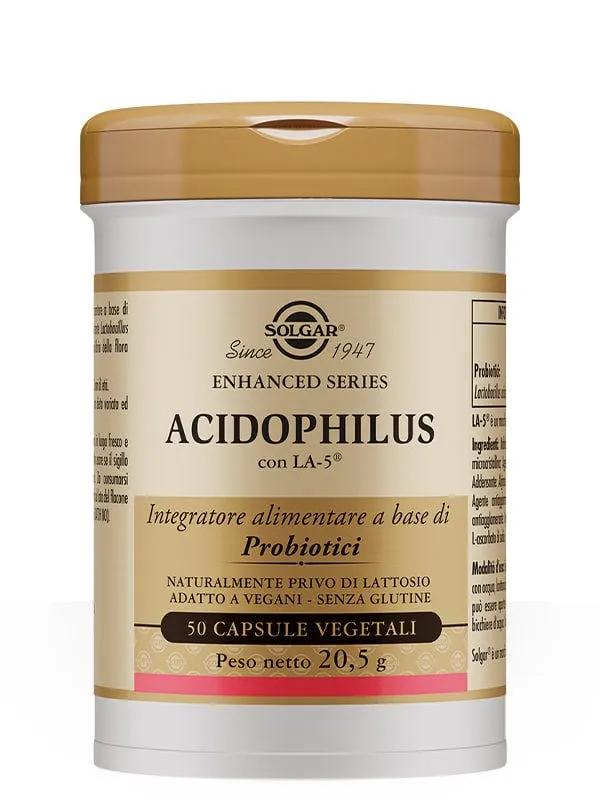 Solgar Acidophilus LA-5 Integratore Probiotici 50 Capsule