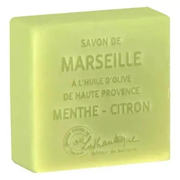 Lothantique Les Savons de Marseille Savon Solide Menthe Citron 100g