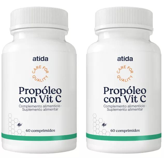Atida Propóleo, Equinácea y Vitamina C 2x60 Comprimidos