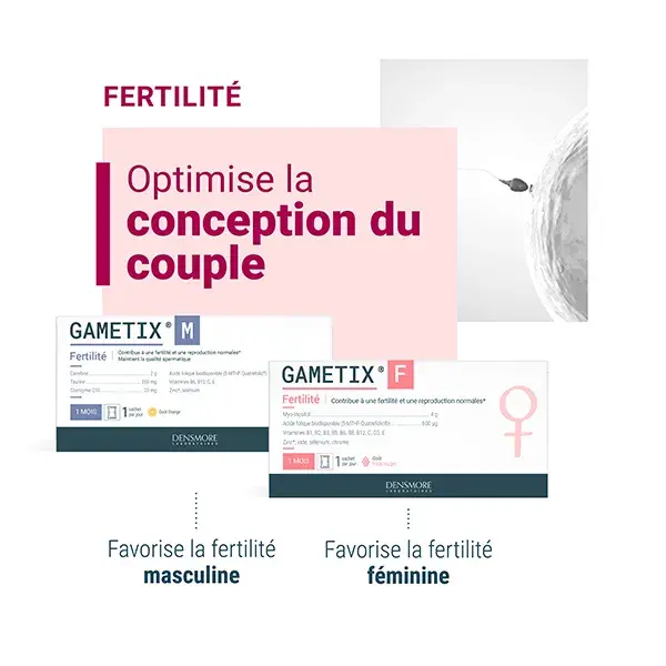 Densmore Gametix F Booste la Fertilité Cure 2 mois (Lot 2x1 mois)