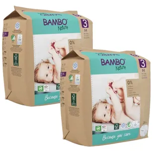 Bambo Nature Diapers T3 (4-8 Kg) 2x28 units