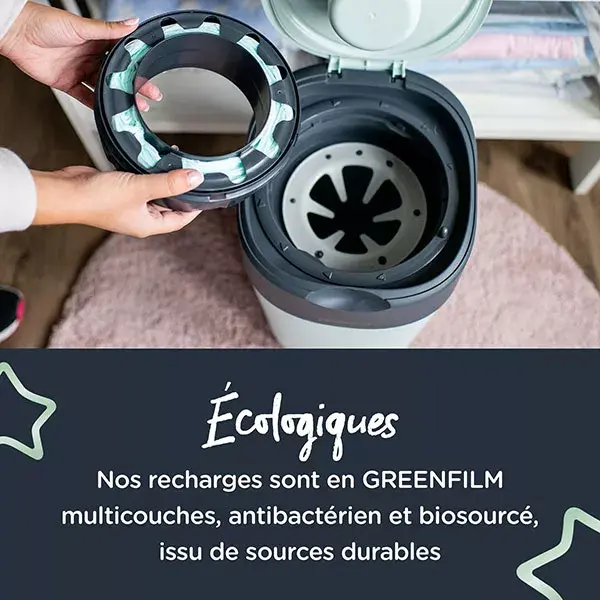 Tommee Tippee Twist & Click Recharge pour Poubelle à Couches 6 unités