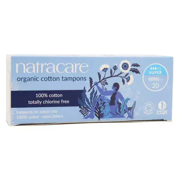 Natracare Super Cotton Tampons x 20