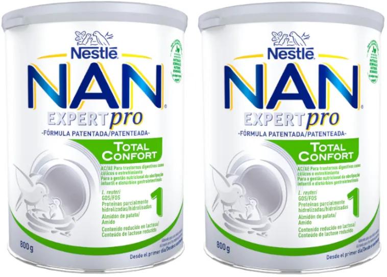 Nestlé Nan Expert Pro Total Confort AC/AE +0m 2x800 gr