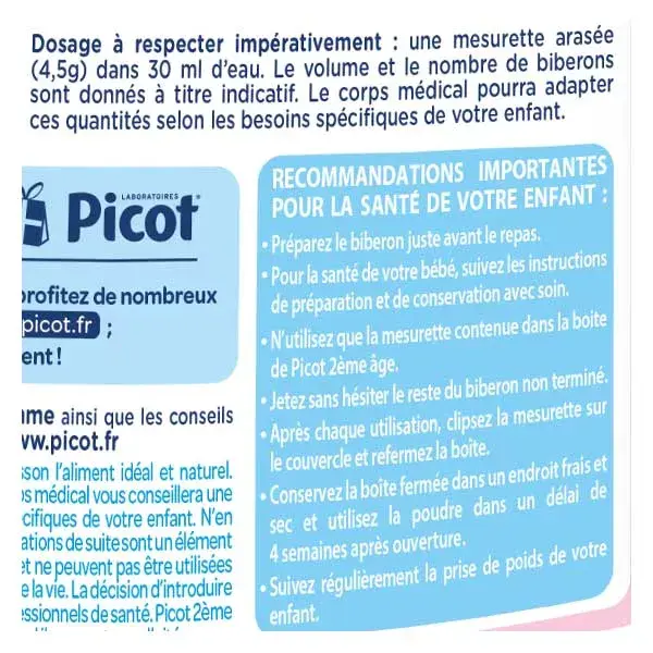 Picot Standard 2ème Age 800g
