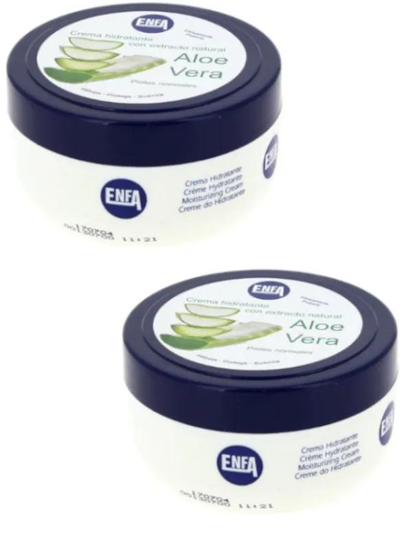 Enfa Crème Hydratante Aloe Vera 2x200 ml