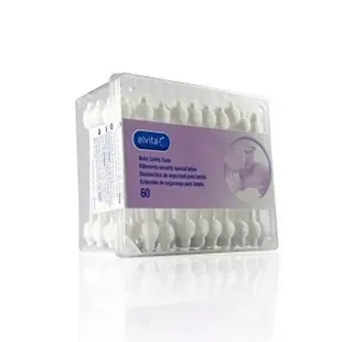 Alvita Bastoncillos de Seguridad 60 unidades