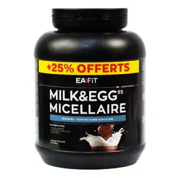 Eafit Milk & Egg 95 Goût Chocolat 750g +25% Offert