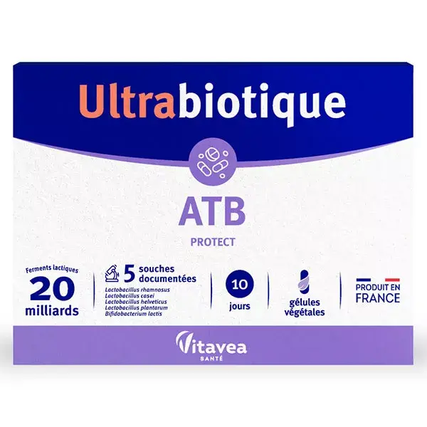Vitavea Ultrabiotique ATB Protect Flore Intestinale 10 gélules végétales