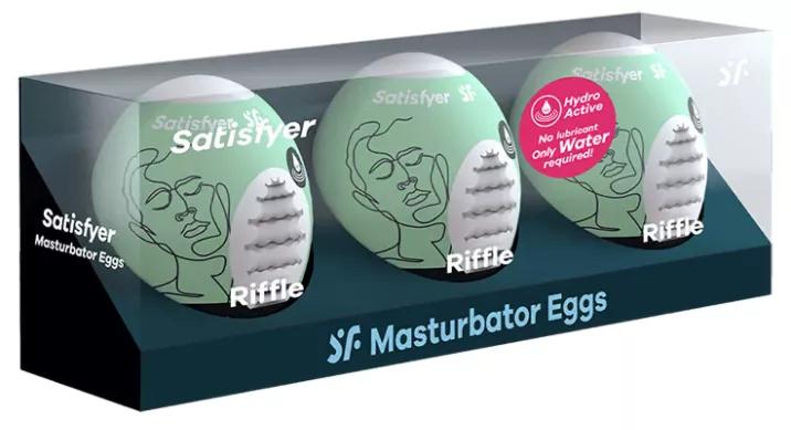 Satisfyer Masturbator Egg 3 Einheiten Riffle