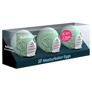 Satisfyer Masturbator Egg 3 units Riffle