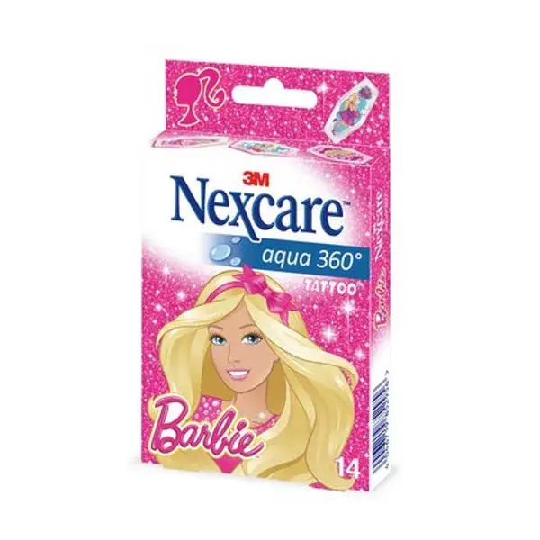 Nexcare Aqua 360 Barbie 14 medicazioni