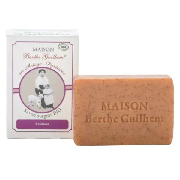 Maison Berthe Guilhem Exfoliating Soap Pink Clay Organic 100g