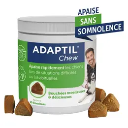 ADAPTIL Chew Bouchées anti-stress pour chiens Action rapide dès 30 minutes