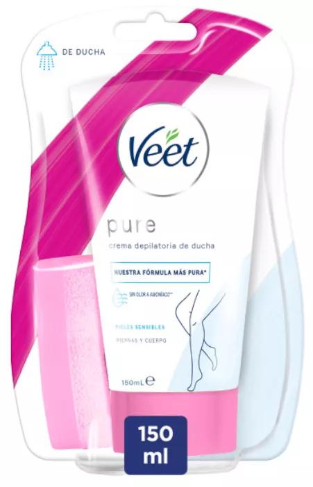 Veet Gevoelige Huid Douche Ontharingscrème 150ml