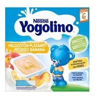 Nestlé Yogolino Melocotón y Plátano +6m 4x100 gr