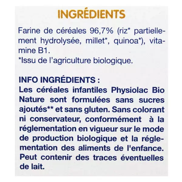Physiolac Bio Cereali Istantanei 4 mesi+ 200g
