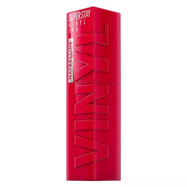 Lápiz labial Superstay Vinyl Ink de Maybelline New York, efecto vinilo n.° 50 Wicked, 4,2 ml
