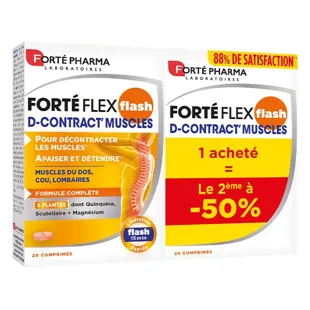 Forté Pharma Forté Flex Flash D-contract' Muscoli Quinquina Confezione da 2 x 20 compresse