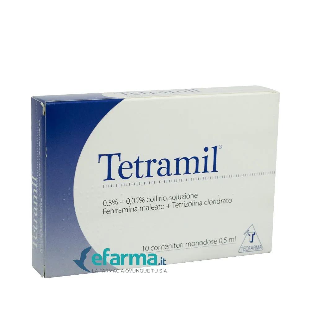 Tetramil Collirio Monodose 0,3% + 0,05% Feniramina Maleato 10 Flaconcini 0,5 ml